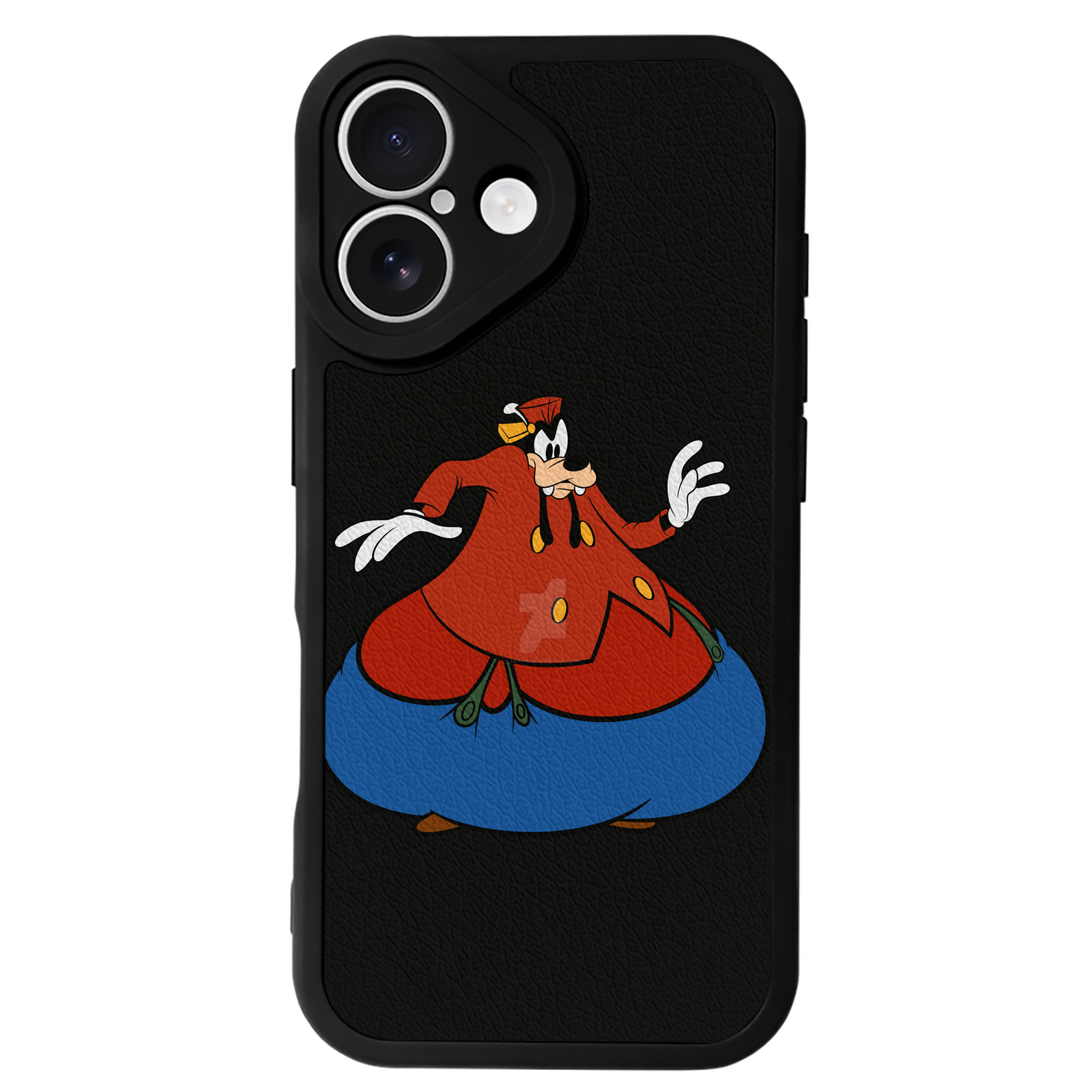 （画像用） ミッキーマウス Mickey Mouse 【iPhone 16シリーズ対応】シリコンスマホケース（レザー調） 材質：シリコン
